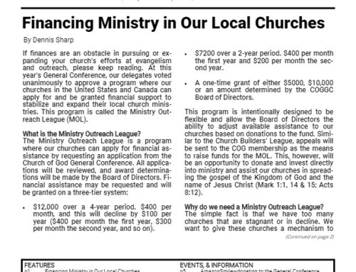 The Restitution Herald & Progress Journal, July-Sep 2019