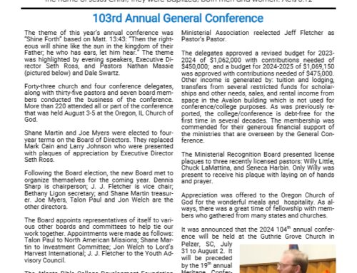 Progress Journal October – December 2023